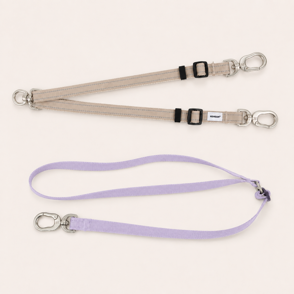 Hibiscus color HD029008-04F leash with HD029010 double-leash extension SKU image