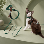 Turquoise HD024019 figure-8 cat harness and leash set